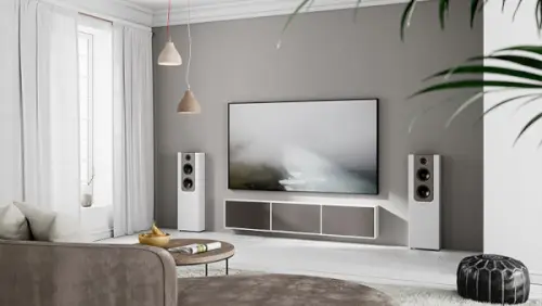 Introducing the Lyngdorf FR-2: A Floor-Standing Speaker Perfectly Designed for Wall Placement