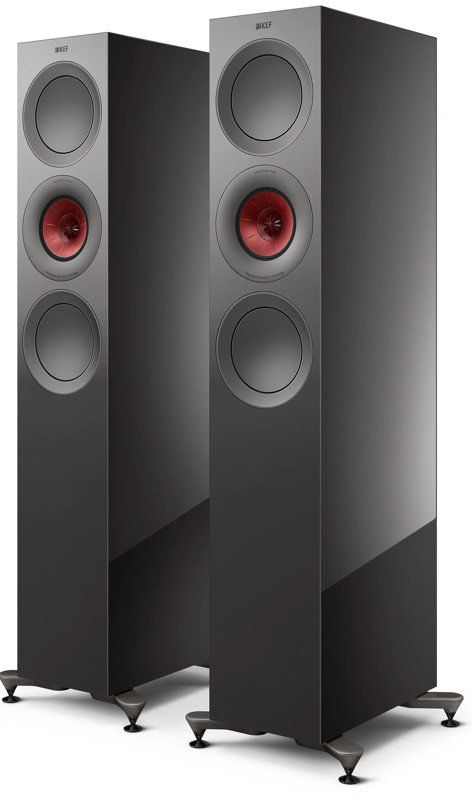 Kef R7 Meta Speakers Titanium Gloss Special Edition