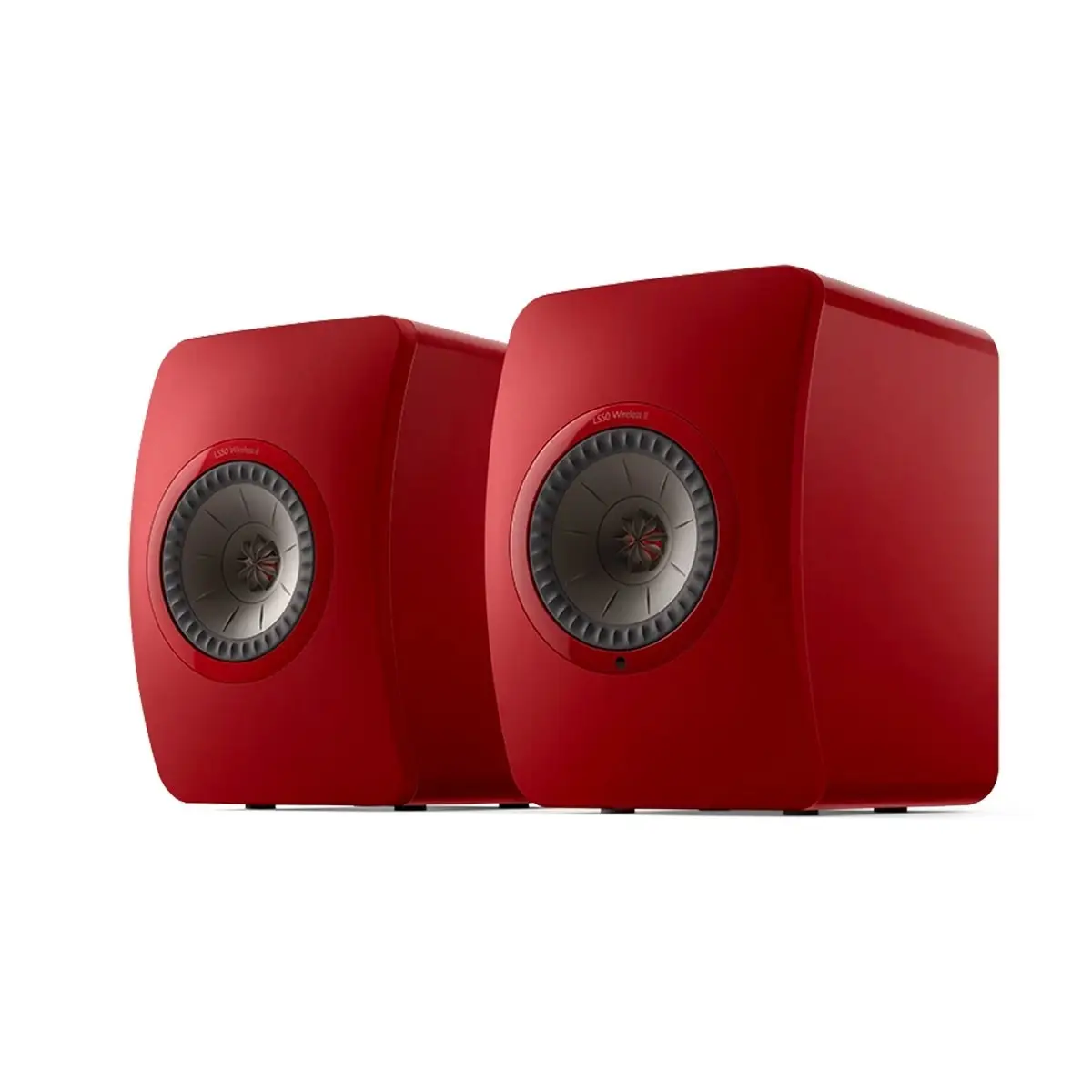 KEF LS50 Wireless ii Speakers Red