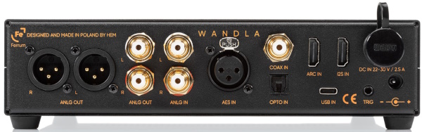 Close-up view of WANDLA HP's interface and controls